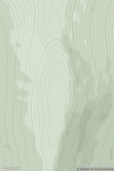 Thumbnail image for Beinn Mheadhonach [Glen Tromie to Glen Tilt] showing contour plot for surrounding peak